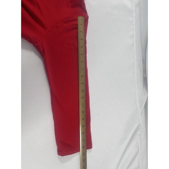 Bryn Walker Women’s Red Tunic Dress 3/4 Sleeves Sz Small Made In USA - Picture 7 of 7